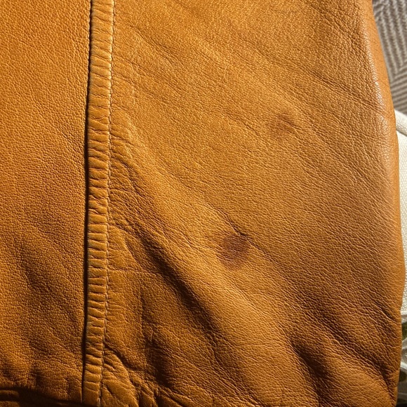 7 For All Mankind Leather Jacket S - Picture 6 of 6